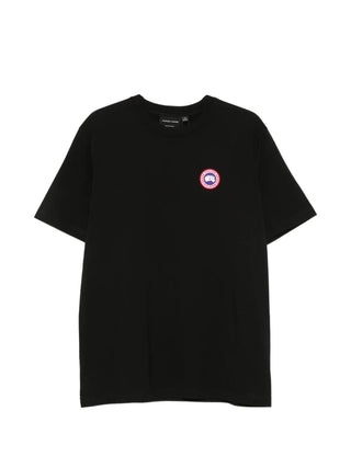 Canada Goose Ocra t-shirt. Soft cotton jersey, logo patch at chest, and a classic silhouette. The everyday essential, available at our Lisbon store. 