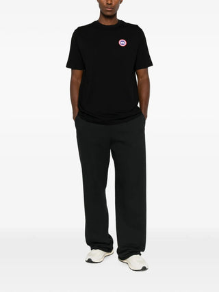 Canada Goose Ocra t-shirt. Soft cotton jersey, logo patch at chest, and a classic silhouette. The everyday essential, available at our Lisbon store. 