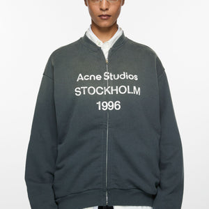 Acne Studios Zip Sweater Logo - SHEET-1 - LISBON STORE