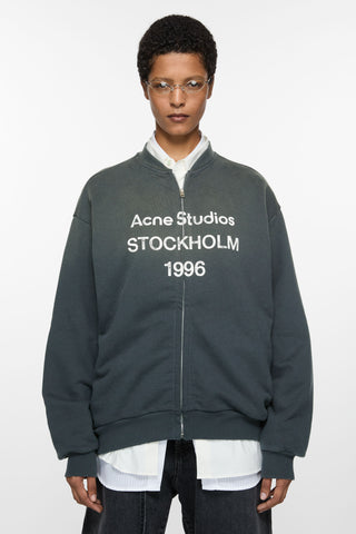 Acne Studios Zip Sweater Logo - SHEET-1 - LISBON STORE