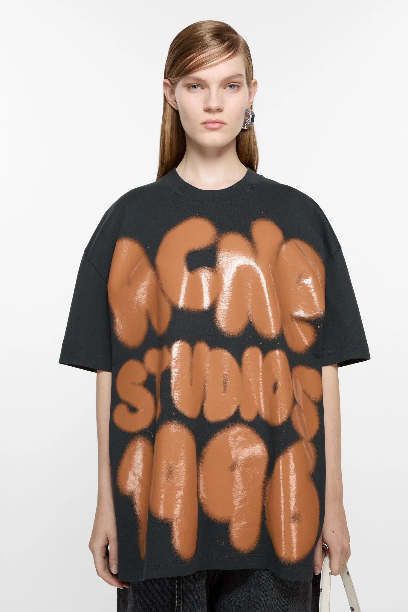 Acne Studios T-Shirt Logo Relaxed Unisex Fit - SHEET-1 - LISBON STORE