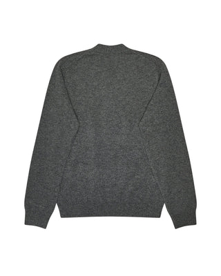 COMME DES GARÇONS SHIRT FOREVER V-neck cardigan. Fully fashioned knit, button placket, and ribbed trims. 100% lambswool. Available at our Lisbon store. 