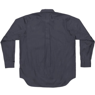 Wide fit classic shirt by CDG SHIRT FOREVER. Point collar, buttoned cuffs, chest pocket, and centre back box pleat. 100% cotton. Available at our Lisbon store. 
