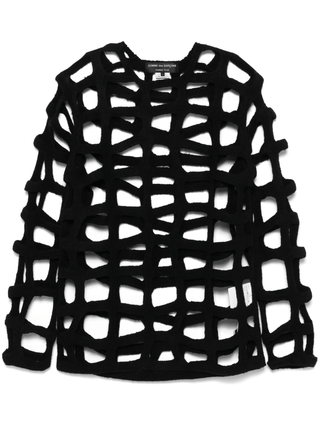 Comme Des Garçons Cut Out Sweater - SHEET-1 - LISBON STORE