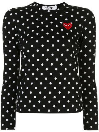 Comme Des Garçons Play Polkadot LS T-Shirt - SHEET-1 - LISBON STORE