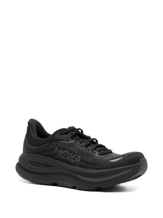 HOKA Bondi 9. Plush cushioning with super critical EVA foam and a 5mm drop. Ultra-comfortable for everyday runs or walking. Available at our Lisbon store. 