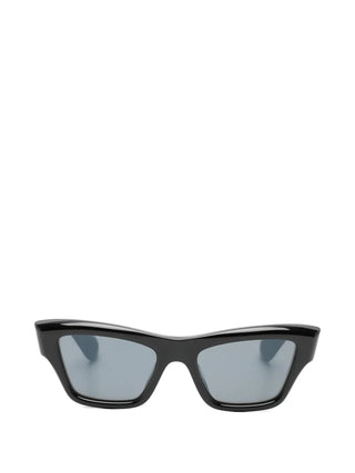 Jil Sander black cat-eye acetate sunglasses