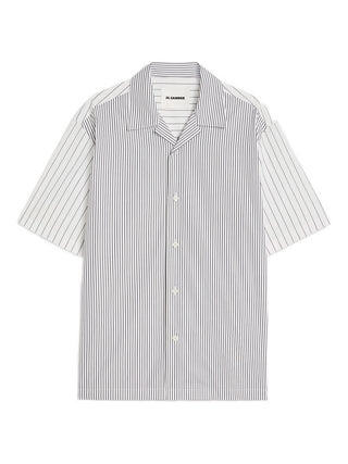 Short-sleeve striped shirt by Jil Sander