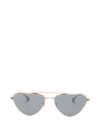 Jil Sander x Oliver Peoples gold-tone double-bridge sunglasses
