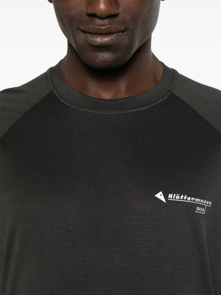 Dark grey T-shirt with a logo by Klattermusen