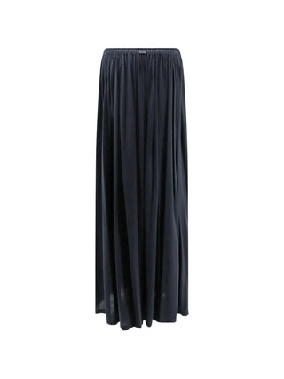 Max Mara pleated maxi skirt. Stitched pleats, fluid movement, and an elasticated waist. Timeless Italian elegance available at our Lisbon store. 