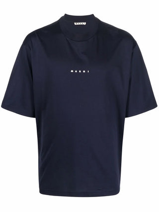 Marni Logo Print Cotton T-Shirt - SHEET-1 - LISBON STORE