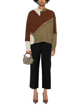 Marni black straight-leg trousers with side pockets and concealed fastening. A versatile tailored base, available at our Lisbon store