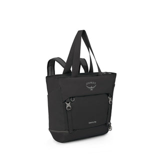 OSPREY Daylite Large Tote Pack. A 26L hybrid tote-backpack with a padded 16" laptop sleeve, shoe compartment, and yoga mat straps. Available at our Lisbon store. 