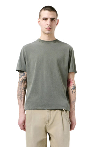 OUR LEGACY Box short-sleeve t-shirt. A relaxed, boxy fit in 100% cotton jersey. Vintage-washed for a soft, worn-in feel. Available at our Lisbon store. 