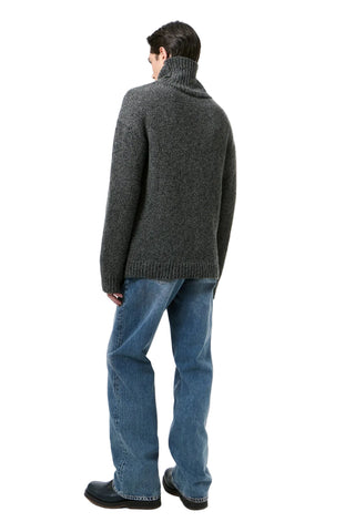 Our Legacy Popover Turtleneck. Made from a slub twisted wool yarn for a tactile feel. Relaxed fit in a soft turtleneck style. Available at our Lisbon store. 