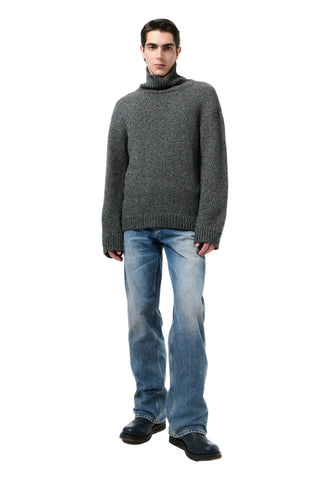 Our Legacy Popover Turtleneck. Made from a slub twisted wool yarn for a tactile feel. Relaxed fit in a soft turtleneck style. Available at our Lisbon store. 