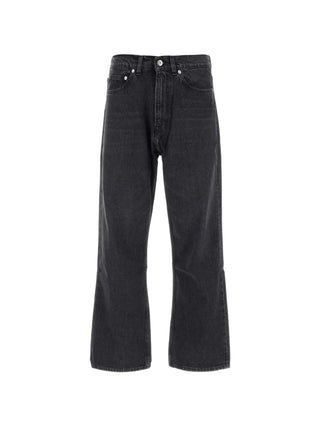 Our Legacy Third Cut jeans in dark grey with straight leg and five pockets. A modern denim staple, available at our Lisbon store.