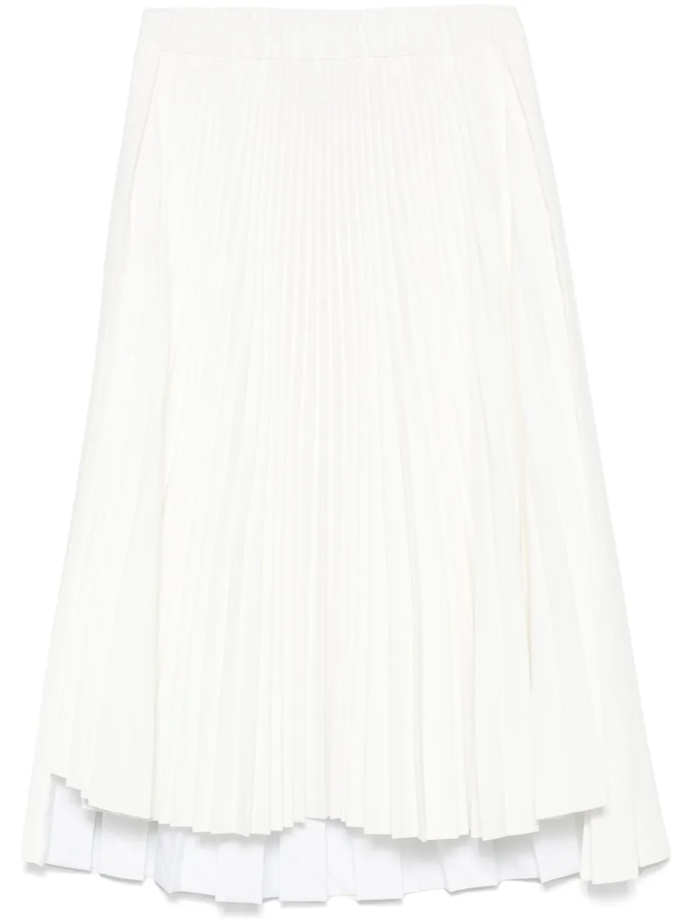 PLEATED MIDI SKIRT