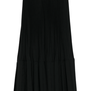 PLISSÉ MIDI SKIRT