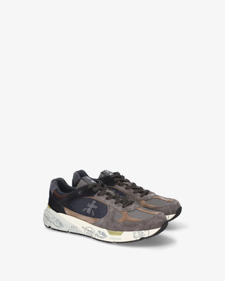 Premiata Mase 25 sneakers. Suede-panel and technical fabric construction. Chunky sole, logo details, and Italian craftsmanship. Available at our Lisbon store. 