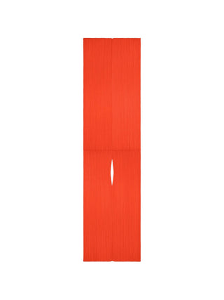 Red Madame-T Stole by Pleats Please Issey Miyake. 