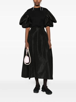 SIMONE ROCHA - RUFFLED-SLEEVE T-SHIRT  