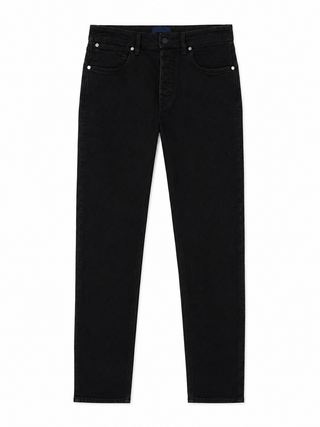 Straight-leg jeans from the Denim Research line. Featuring a dedicated black badge, organic cotton, and a regular waist with a straight-leg profile. 