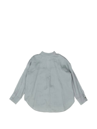 'S Max Mara shirt in pure cotton with a classic collar and curved hem. Relaxed elegance with refined button detailing and pure Italian design.
