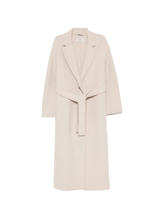 'S Max Mara Esturia coat. A fluid, unlined robe silhouette in pure virgin wool with a detachable belt. Italian elegance, available at our Lisbon store. 