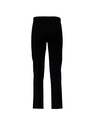 'S Max Mara Umanita slim-fit trousers. Pressed creases, a flared hem, and a stretch cotton-blend. Timeless Italian tailoring available at our Lisbon store. 