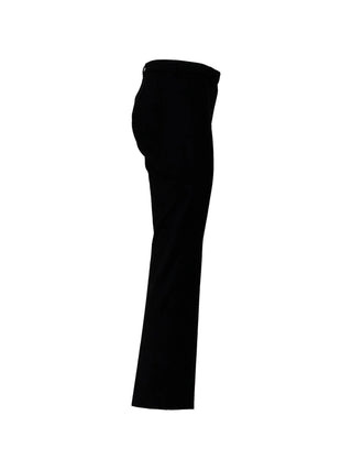 'S Max Mara Umanita slim-fit trousers. Pressed creases, a flared hem, and a stretch cotton-blend. Timeless Italian tailoring available at our Lisbon store. 