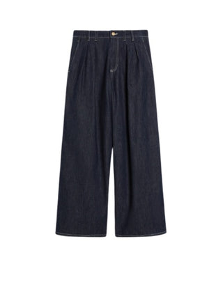 S Max Mara Wide Leg Denim Pants - SHEET-1 - LISBON STORE