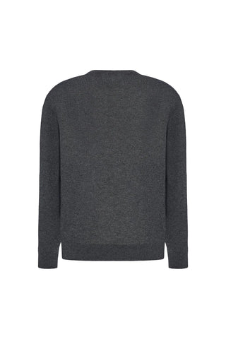 THE ROW Thamm cashmere sweater. 100% cashmere with a relaxed fit and V-neck or crew. Italian luxury.  Available at our Lisbon store.