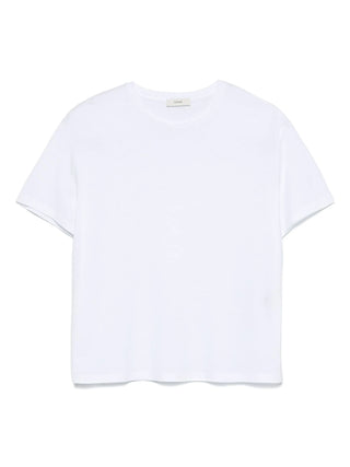 White short-sleeve classic t-shirt by Toteme