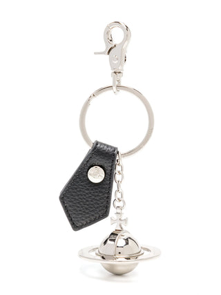 3D Orb silver charm from Vivienne Westwood. A sculptural, silver-tone motif symbolising royalty with a futuristic edge . A classic accessory. 