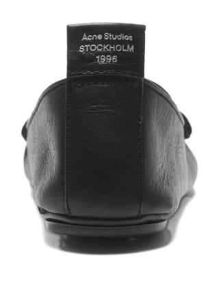 Black leather shoe with Acne Studios Stockholm 1996 