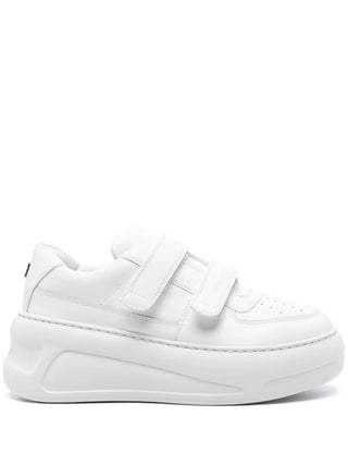 White sneaker with velcro straps by Acne Studios