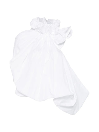 White ruffled blouse by Comme des Garcons