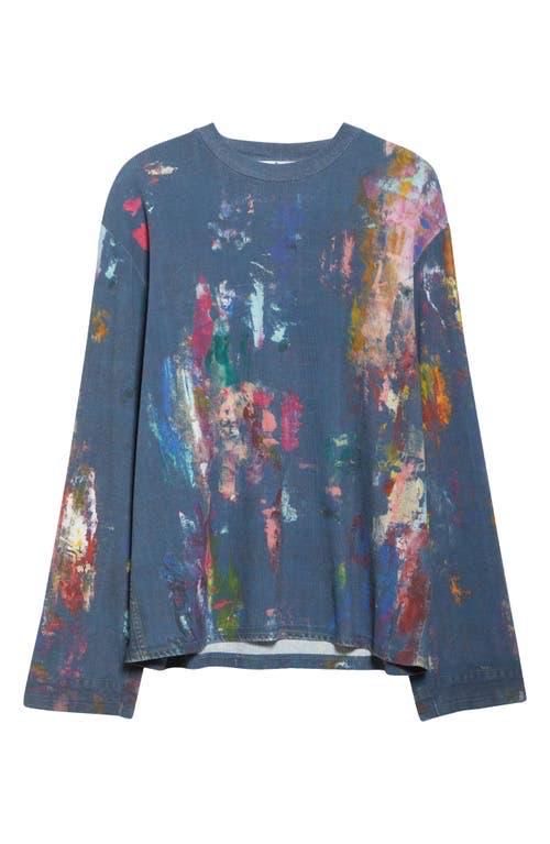 Printed long sleeves t-shirt