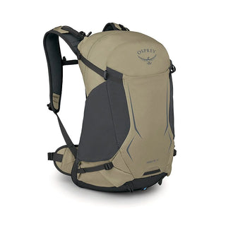The Osprey Hikelite 26 Olive is the ideal hiking companion. Its mesh back system reduces sweat points, while the raincover protects your gear in sudden showers.