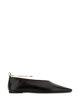 jil-sander-ring-ballet-flats-black