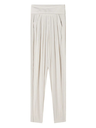 Off-white pleated pants by Lanvin