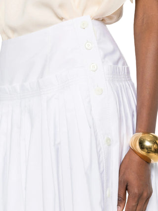 White shirt with  buttons worn by Lanvin