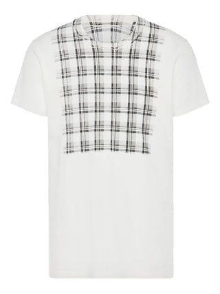 maison-margiela-cotton-t-shirt-with-check-panel-white
