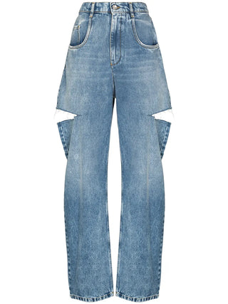 maison-margiela-cut-out-wide-leg-jeans-blue