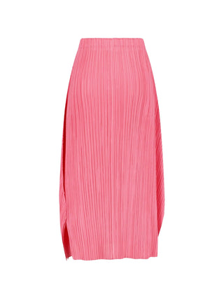 Pink pleated skirt by Pleats Please Issey Miyake