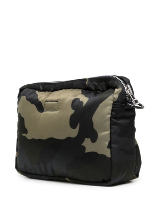Camouflage-patterned bag with black by Porter-Yoshida and Co. 