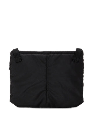Black puffer shoulder bag by Porter-Yoshida