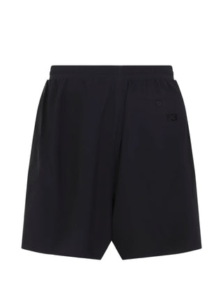 Black shorts with Y-3 logo
